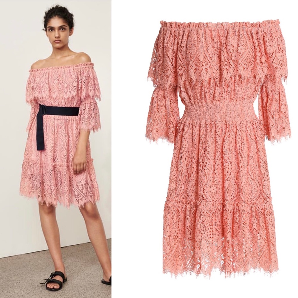 Perseverance London peach Doily Lace peaco…